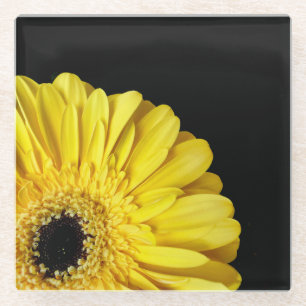 Gerbera Flower Glass Coaster