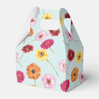 Gerbera,pink,red,orange,yellow Favour Box