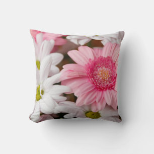 Gerberas And Chrysanthemums Cushion
