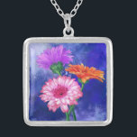 Gerberas Necklace Gift<br><div class="desc">Three Color Gerberas Necklaces</div>