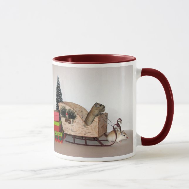 Gerbil Christmas Mug (Right)
