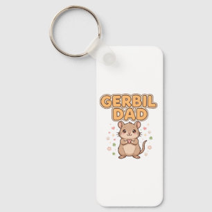 Gerbil Dad Keychain