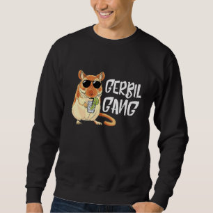 Gerbil Gang Lemonade Drinking Aviator Sunglass Coo Sweatshirt