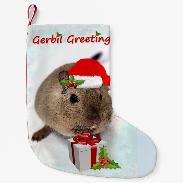 Gerbil Greetings Christmas Stocking (Front)