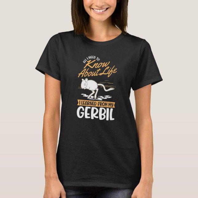 Gerbil Racing Rat T-Shirt (Front)