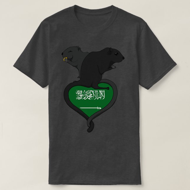 Gerbil Saudi Arabia dark T-Shirt (Design Front)