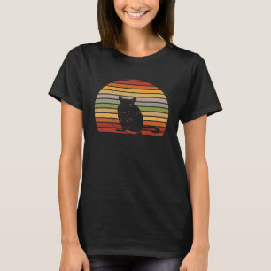 Gerbil Vintage Retro Sunset Rodent Sand Rat Gerbil T-Shirt