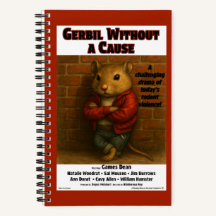 Gerbil Without a Cause Movie Parody Notebook