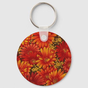 Gerbra Daisies Key Ring