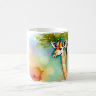 Gerenuk Grace 010924AREF131 - Watercolor Coffee Mug