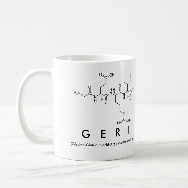 Geri peptide name mug (Left)