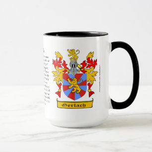 Gerlach Family Coat of Arms Mug