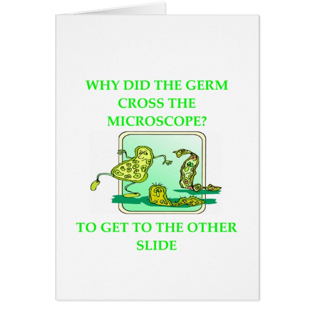 GERM BIOLOGY RESEARCH JOKE (Front)