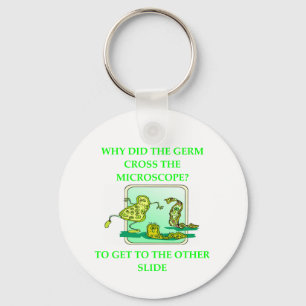 GERM BIOLOGY RESEARCH JOKE KEY RING