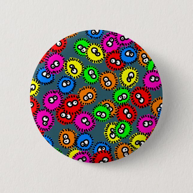 Germ Wallpaper 6 Cm Round Badge (Front)