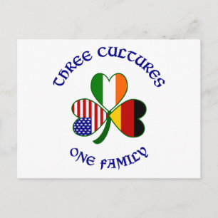 German 3 Cultures Postcard