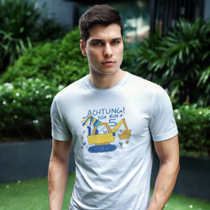 German 5Th Birthday Excavator T-Shirt