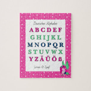 German Alphabet Puzzle – Cute Fairy