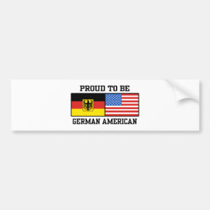 German American Bumper Sticker