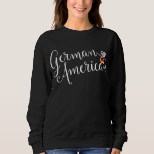 German American Entwinted Hearts Sweatshirt