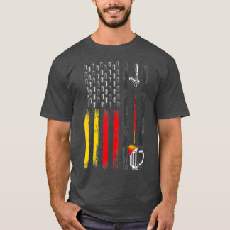 German American Flag, Draft Beer, German Beer  - 1 T-Shirt