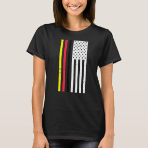 German American Flag German American Tee And Flag