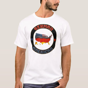 German American Flags Men's T-Shirts
