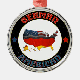 German American Flags Ornament