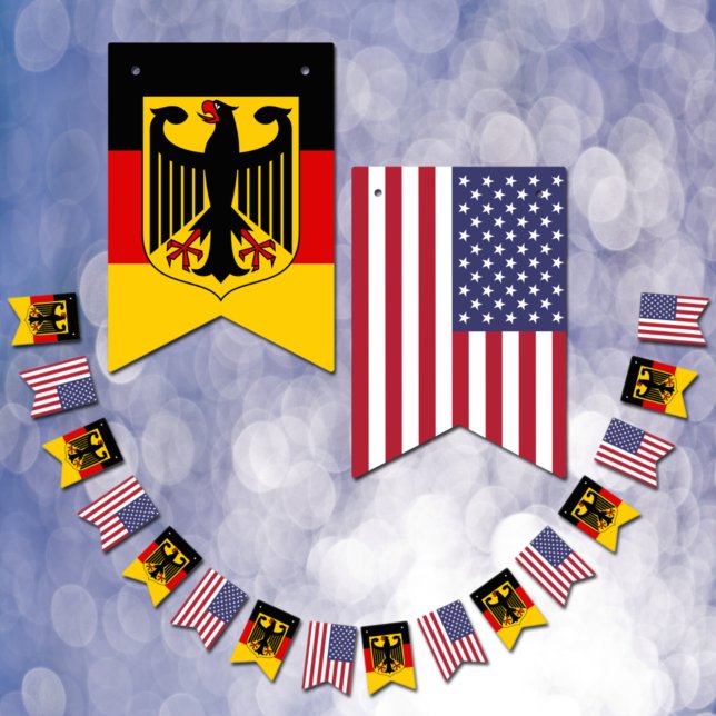 German American Flags, Party banners Germany / USA (Creator Uploaded)