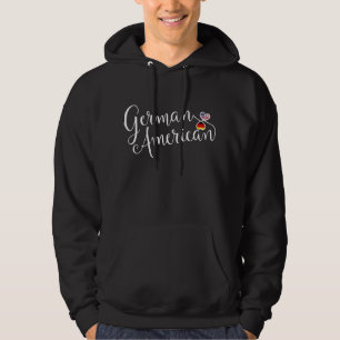 German American Hearts Deutschamerikaner Hoodie