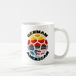 German American Soccer Ball Coffee Mug