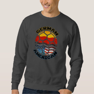 German American Soccer Fan Sweatshirt