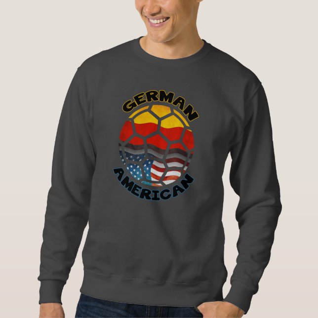 German American Soccer Fan Sweatshirt (Front)