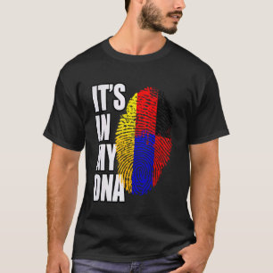 German and Armenian DNA Heritage Flag T-Shirt