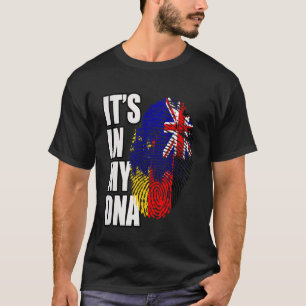 German and New Zealand DNA Heritage Flag T-Shirt