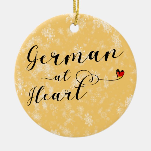 German At Heart Holiday Decoration (Front)
