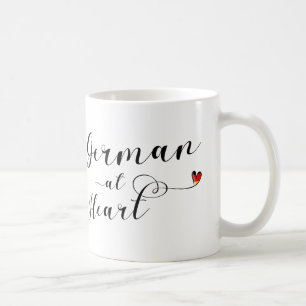 German At Heart Mug, Germany Coffee Mug