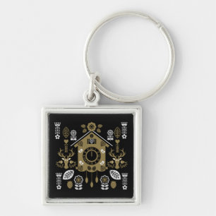 German Bauernmalerei Folk Art Key Ring
