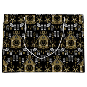 German Bauernmalerei Folk Art Large Gift Bag