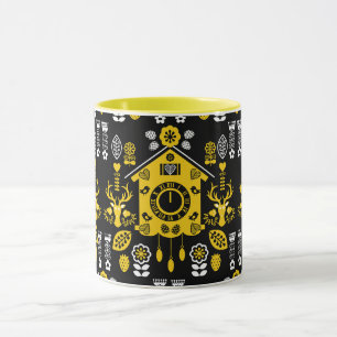 German Bauernmalerei Folk Art Mug