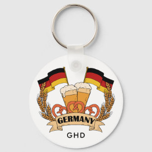 German Beer custom monogram key chains