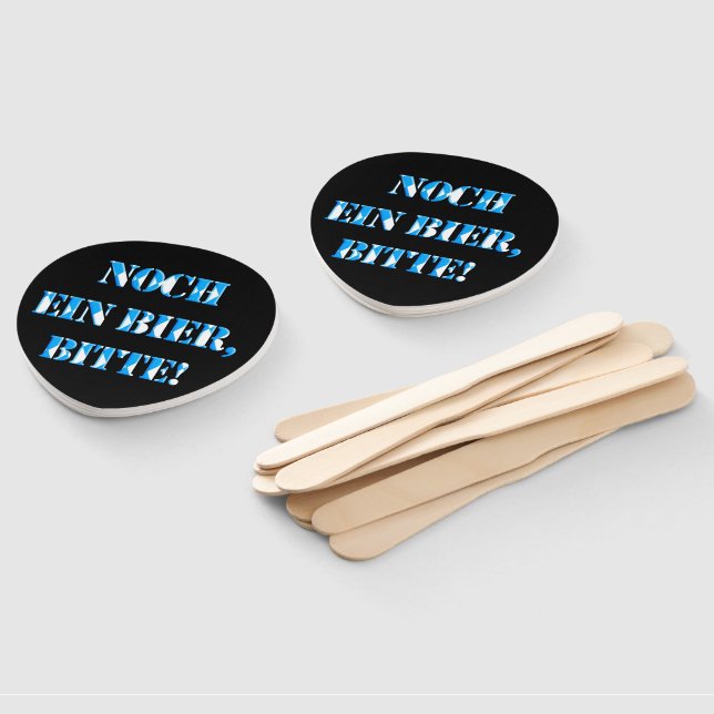 German Beer Festival Funny Quote Oktoberfest Hand  Fan (Non-assembled)