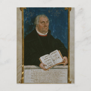 German Bible of Luther's Translation, 1561 Postcard
