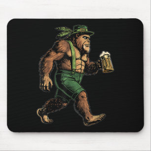 German Bigfoot Sasquatch Beer Drinking Festival Mouse Pad