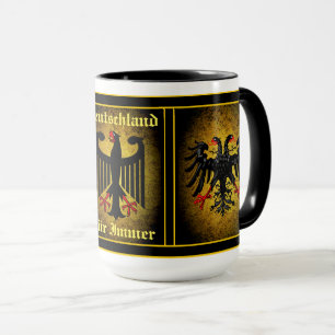 German black double eagle/Deutschland fur immer Mug