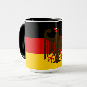 German black eagle/Deutschland flag Mug