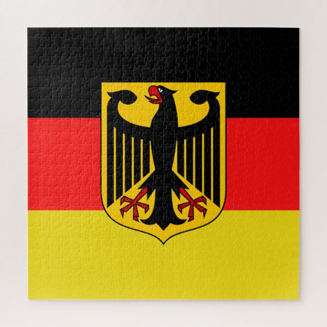 German black eagle, Deutschland German flag Jigsaw Puzzle (Vertical)