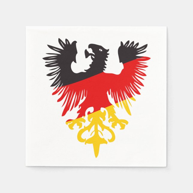 German Black Eagle Napkin (Front)