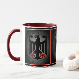German, black eagle of German flag, Germany 11oz Mug