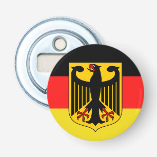 German, black eagle of German flag, Germany Bottle Opener